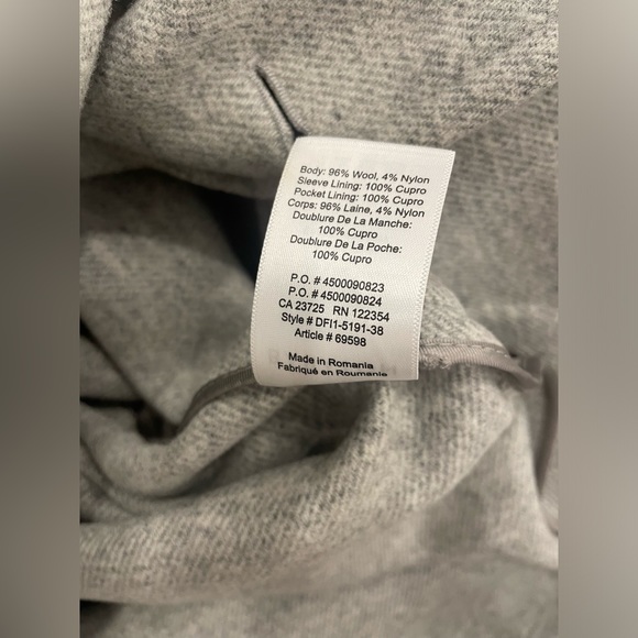 Babaton The Stedman Coat - Large Grey - NEW Condition - Picture 15 of 16